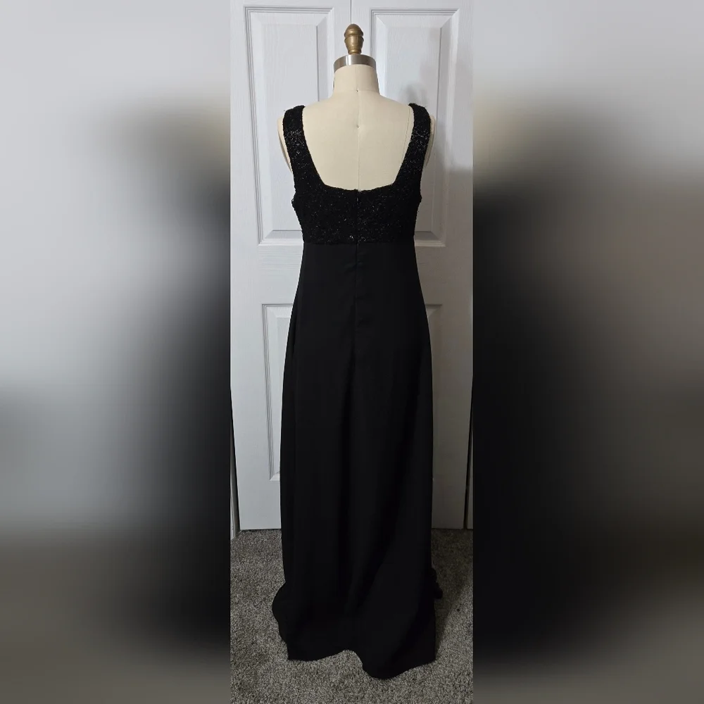 Rhapsody Black Evening Gown - Picture 2 of 10